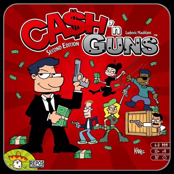 Ca$h 'n Guns — board game played at Desi Bored Gamers, Singapore