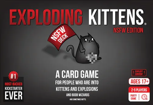 Exploding Kittens: NSFW Edition — board game played at Desi Bored Gamers, Singapore