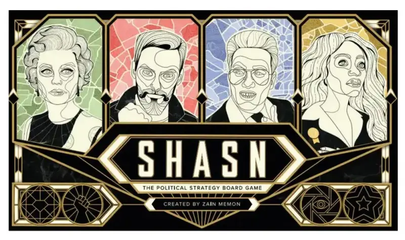 Shasn — board game played at Desi Bored Gamers, Singapore