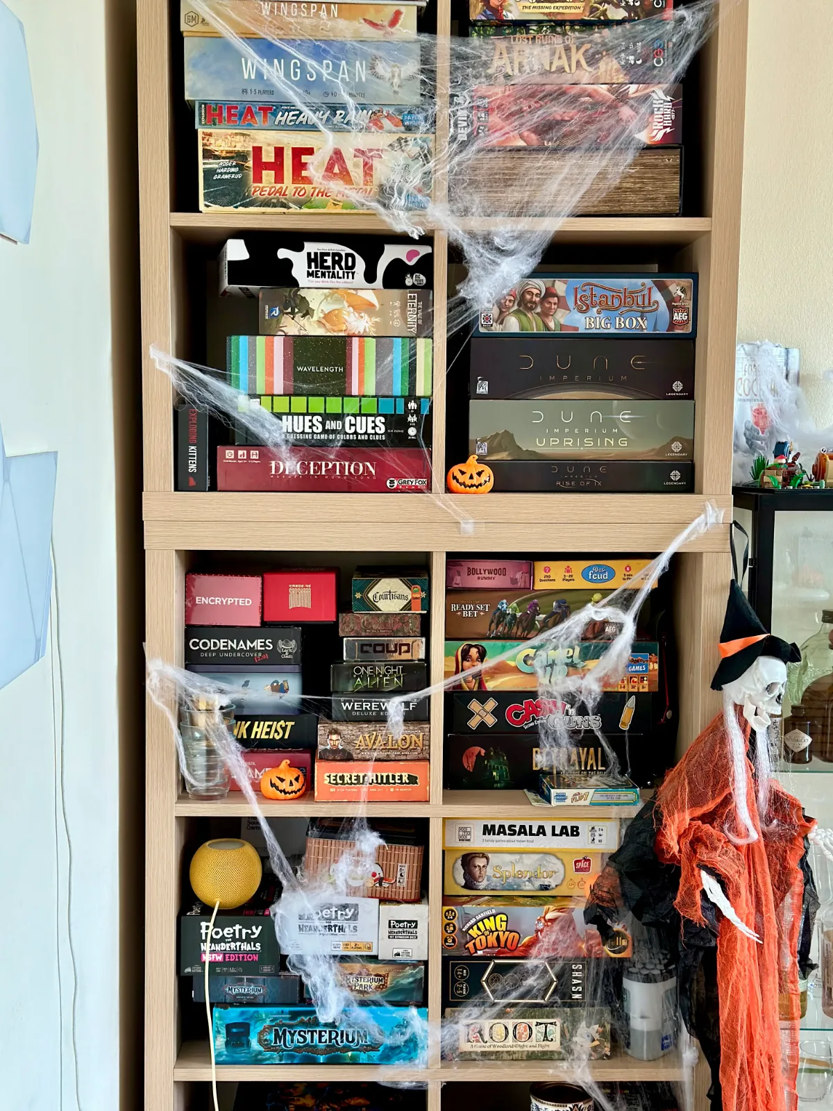 Custom decor — board game night in Singapore with Desi Bored Gamers